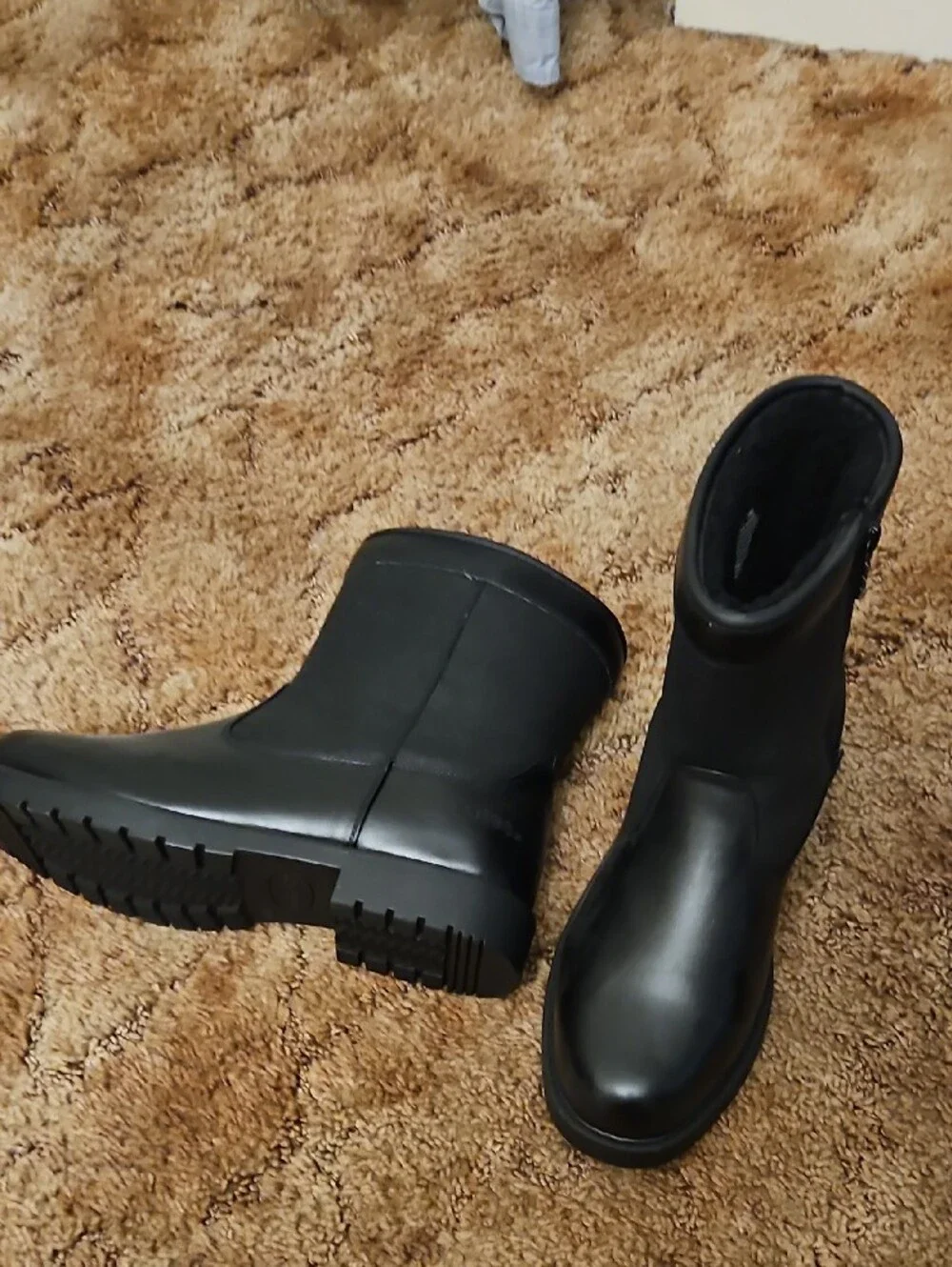 totes Men’s Black Waterproof Rain & Snow Boots